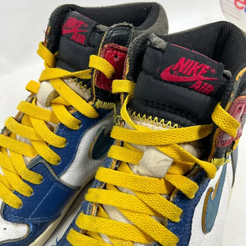 AIR JORDAN 1 High Union Los Angeles LA Storm Blue Size 9 2018 BV1300 146